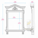 Window Casing and Trim in White Marble - Image 11