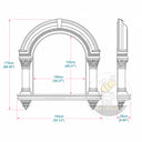 Window Casing and Trim in White Marble - Image 11