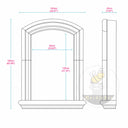 Window Casing Molding in White Marble - Image 11