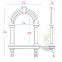 Window Casing Moulding in White Marble - Image 11