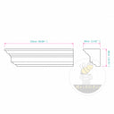 Cornice for window in White Marble - Image 11