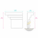 Exterior cornice in White Marble - Image 11