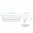 Cornice molding in White Marble - Image 11