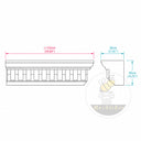 Exterior cornice in White Marble - Image 11