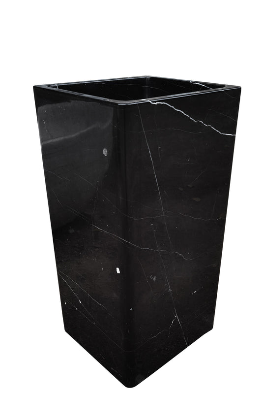 Marble pedestal sink