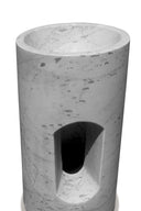 Customer Stone Pedestal Sink Cylinder shape For Sale