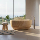 حوض استحمام حجري ياباني