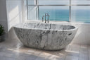 Stone tub-Carrara white marble