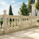 Conception de balustre en marbre