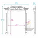 Marble door trim in Carrara White - Image 11