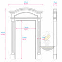 Marble door surround in Carrara White - Image 11