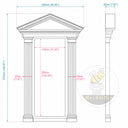 marble door casing in Carrara White - Image 11