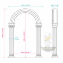 Limestone door surround in Crema Marfil Premium - Image 11