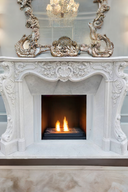 White fireplace Mantel French Style