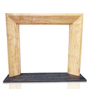 Marble fireplace surround modern minimalist style