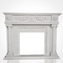 Marble fireplace mantel classical design for Mansion decor