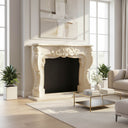 French Marble Fireplace Surround Spanish Beige Marble