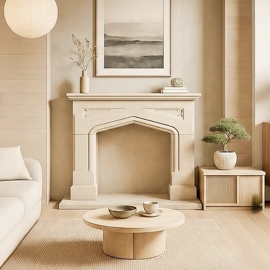 Sandstone Fireplace Surround