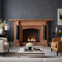 Marble Fireplace Mantel Peach Blossom
