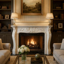 White Marble mantel