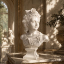Custom Marble Bust in White marble - Image 2