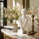 Custom Marble Bust in White marble - Image 2