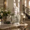 Custom Marble Bust in Green marble + white marble - Image 2