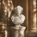 Custom Marble Bust in white marble - Image 1