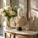 Custom Marble Bust in Beige marble + white marble - Image 7