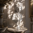 Marble Bust Sculpture in white marble - Image 2