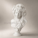 Marble Bust Sculpture in white marble - Image 2