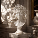 Marble Bust Sculpture in white marble - Image 6