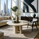 Beige Marble Table In Stock with Free Delivery