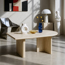 Modern Marble Table Beige Travertine In Stock Free Delivery