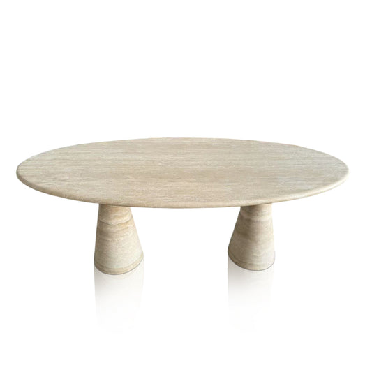 Marble Kitchen Table Beige Travertine In Stock For Sale