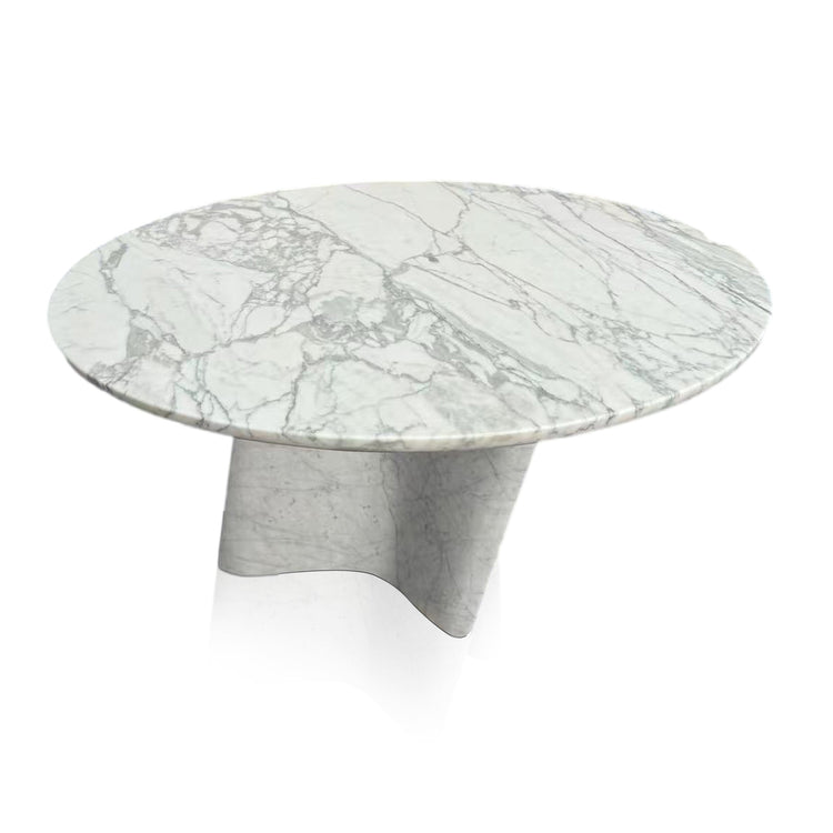 Marble Pedestal Table Carrara In Stock with Free Delivery