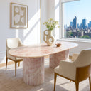 Pink Onyx Marble Table In Stock with Free Delivery