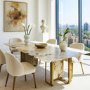 Square Large Marble Table by Luxury Pandora In Stock with Free Delivery