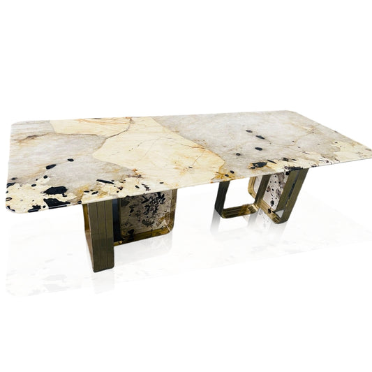 Square Large Marble Table by Luxury Pandora In Stock with Free Delivery