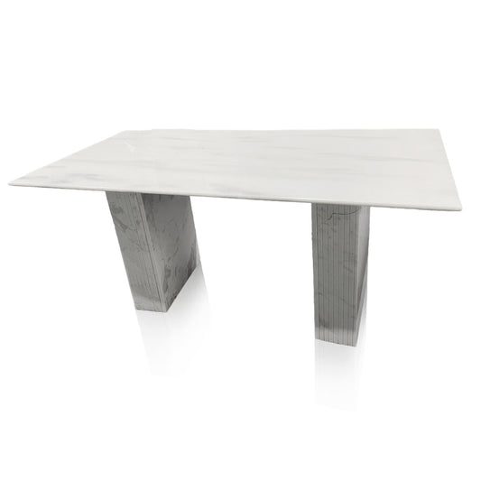 Marble Table Made From White Onyx In Stock with Free Delivery