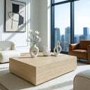 Cream Marble Coffee Table Beige Travertine In Stock with Free Delivery