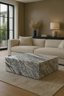 Rectangular Marble Coffee Table Calacatta In Stock with Free Delivery