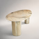 Marble coffee table in Jade - Image 4