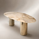 Marble coffee table in Jade - Image 3