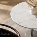 Marble Tulip Table in Carrara - Image 1