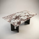 Marble table dining table in Calacatta Viola - Image 6