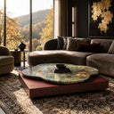 Coffee table with Marble in Shangri-La Jade - Image 1