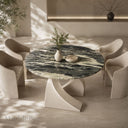 Marble for dining table in green fusion quartzite - Image 1