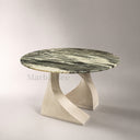 Marble for dining table in green fusion quartzite - Image 4