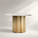 Table dining marble in Panda white - Image 6